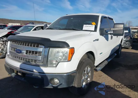 2013 Ford F-150 from USA, damaged, VIN 1FTFW1ET3DKF25467